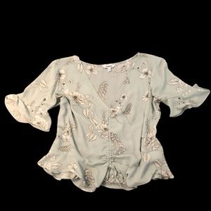 Minty Floral Express Blouse